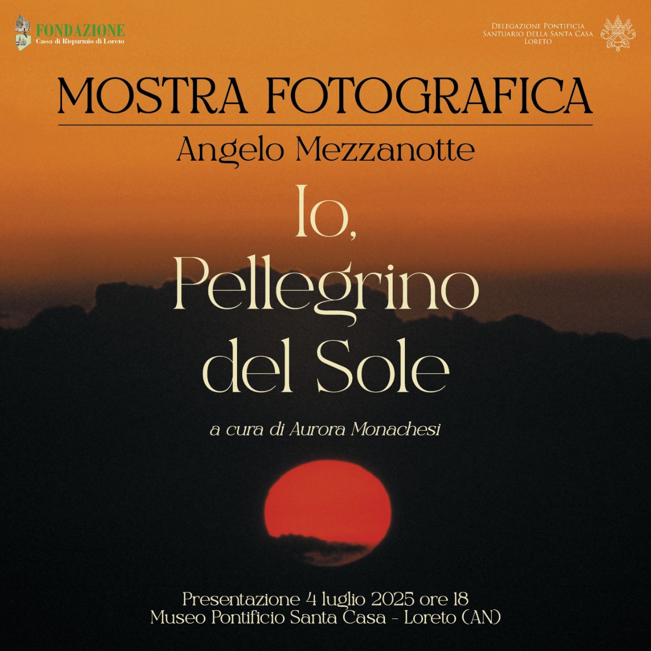 "Io pellegrino del sole": Mostra fotografica di Angelo Mezzanotte