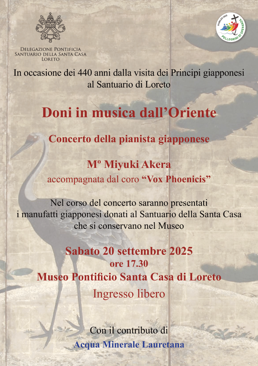 20 SETTEMBRE 2025  DONI IN MUSICA DALL’ORIENTE
