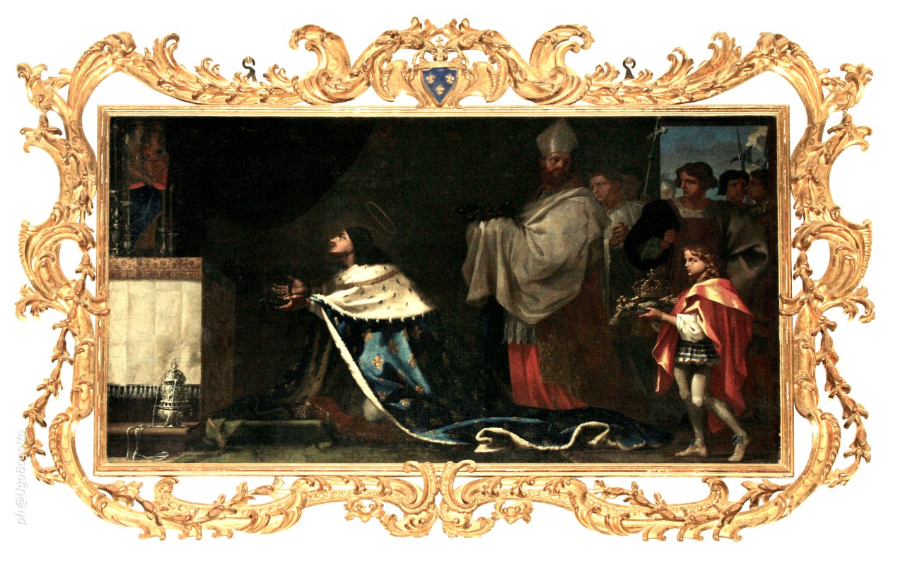 Leggi altro - S. Luigi IX in preghiera davanti alla Vergine Lauretana